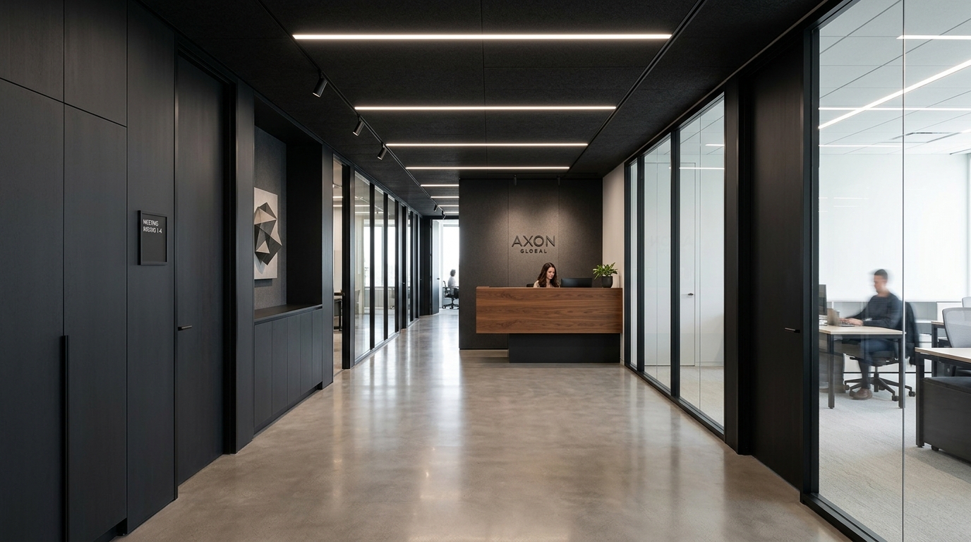 Main office corridor