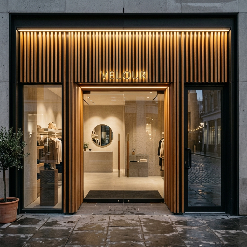 Storefront entrance