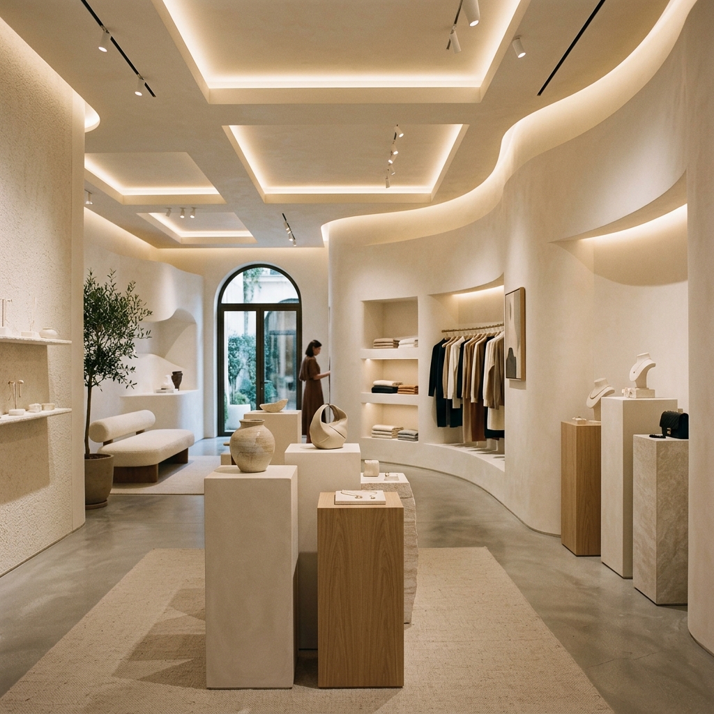 Interior display showroom